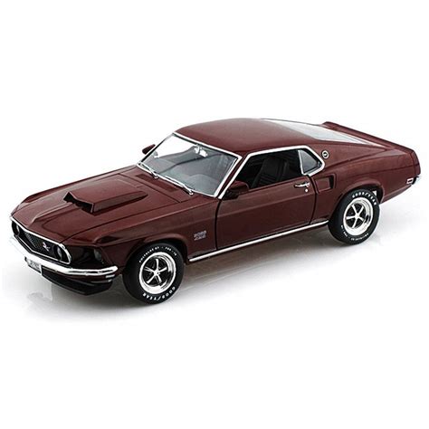 ford mustang boss  maroon auto world ertl amm