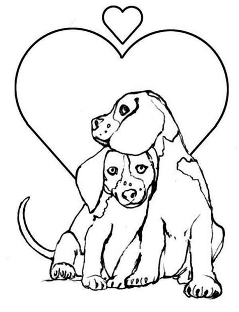 puppy coloring page  printable