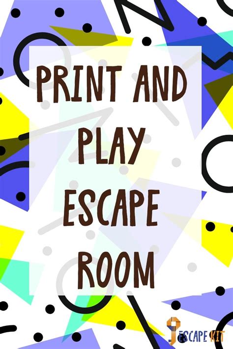 printable escape room  kids