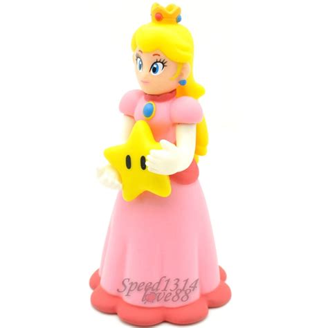12cm Super Mario Princess Peach Pvc Figure Toy Cute Princess Peach With