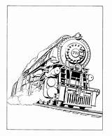 Train Coloring Pages Steam Engine Railroad Locomotive Printable Trains Sheets Colouring Kids Drawing Drawings Old Books Bubakids Color Outline Adult sketch template