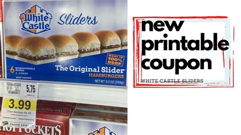 white castle sliders coupon southern savers