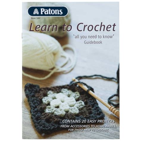 patons learn  crochet guidebook big