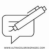 Coloring Pages Message Text Pencil sketch template