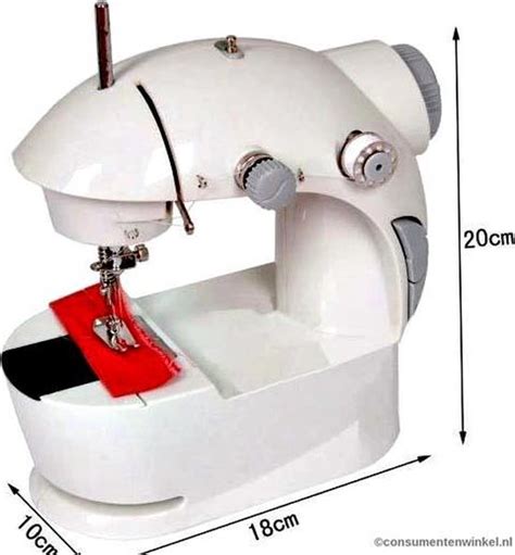 bolcom naaimachine kleine mini reis naaimachine met voetpedaal accessoires