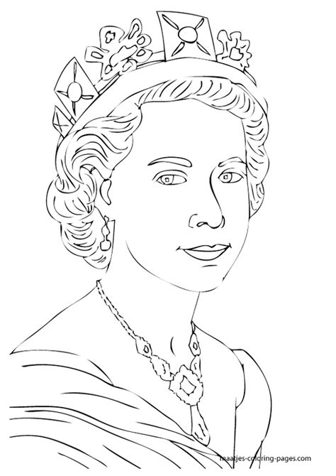 queen crown coloring page