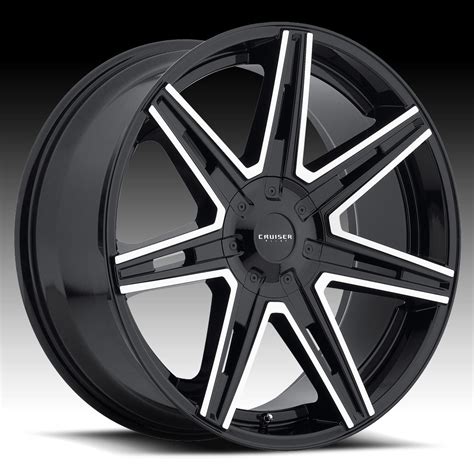 cruiser alloy mb paradigm gloss black machined custom wheels rims cruiser alloy custom