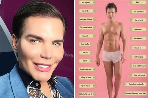 Human Ken Doll Says Plastic Surgery Has Made Him An Icon Daily Star