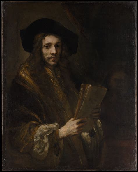 follower  rembrandt portrait   man  auctioneer  metropolitan museum  art