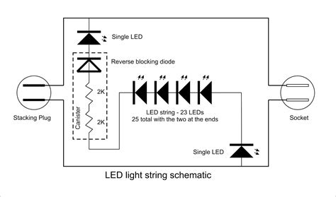 led christmas light wiring diagram