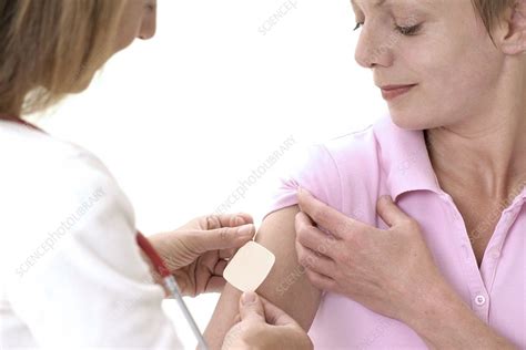 hormone replacement therapy patch stock image m852