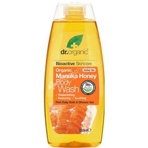 dranic organic manuka honey body wash