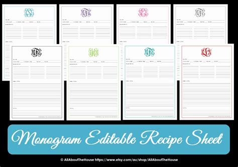 editable recipe card template stcharleschill template
