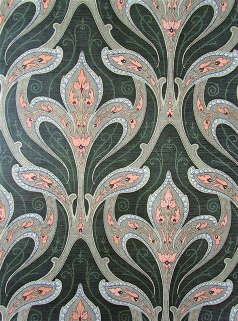 Art Nouveau Vintage Wallpaper From Spinstersemporium