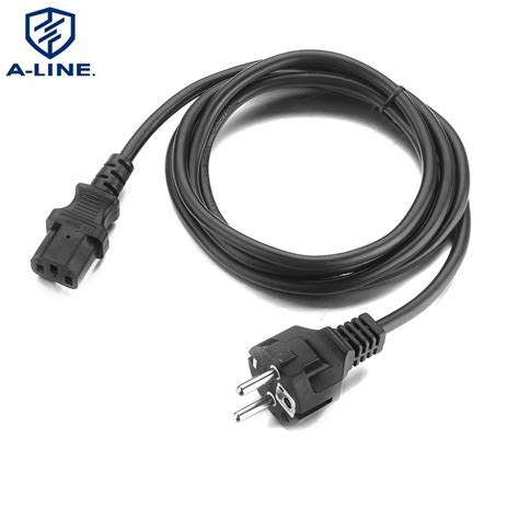 european  pins ac power cord straight angle   connector  china manufacturer