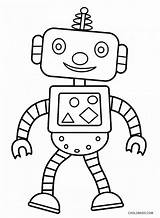 Roboter Ausdrucken Malvorlagen sketch template
