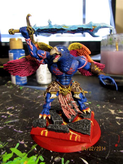 bird daemons lava prince tzeentch daemon prince  tzeentch