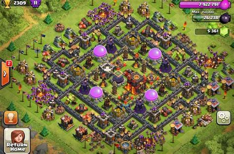 Top 10 Clash Of Clans Town Hall Level 10 Defense Base Design Good