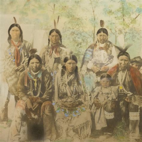 indians  eastern oklahoma hand tinted photograph circa   sale