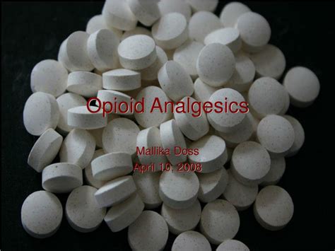 Opioid analgesics ppt
