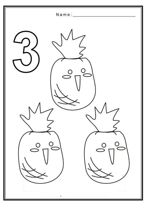 number  coloring pages  toddlers number coloring pages  kids