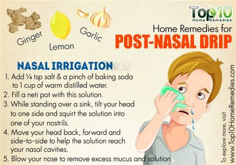 home remedies for post nasal drip top 10 home remedies