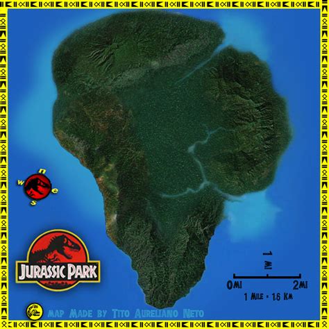 high resolution isla nublar map  teslarex jurassic park jurassic