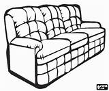 Sofa Coloring 250px 69kb sketch template