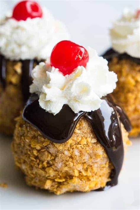 Easy Mexican Fried Ice Cream With Recipe Video Recipe Fried Ice