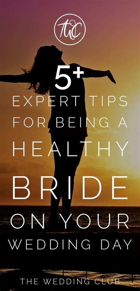 5 expert tips for being a healthy bride on your wedding day get into