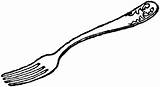 Fork Clipart Kid Gif Cliparting sketch template