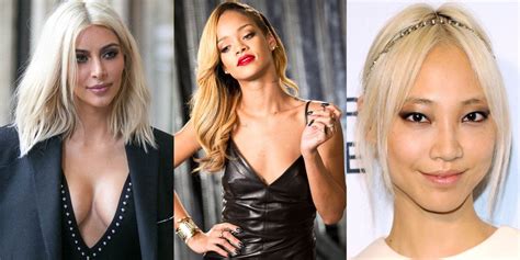 11 celebrities with beautiful fake blonde hair