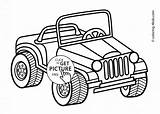 Coloring Pages Cherokee Getdrawings Jeep sketch template