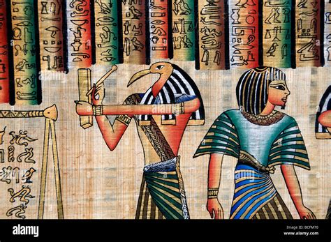 New Egyptian Paintings From Pharaonic Times On Papyrus