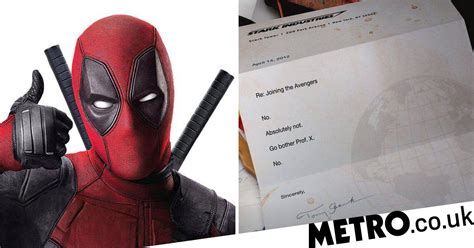 ryan reynolds has proof that deadpool was rejected from