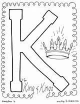 King Coloring Kings Pages Bible Jesus Alphabet Letter Josiah Holy Children Crafts Print Crown Sheets Printable Preschool Kids Christian Thursday sketch template