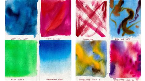 watercolor painting techniques  beginners