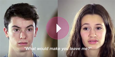 Watch High School Sweethearts Ask Each Other Do You Think