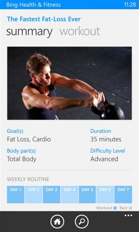 bing health fitness app    beta  windows phone