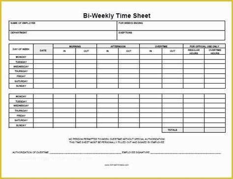 weekly timesheet template   printable timesheet template