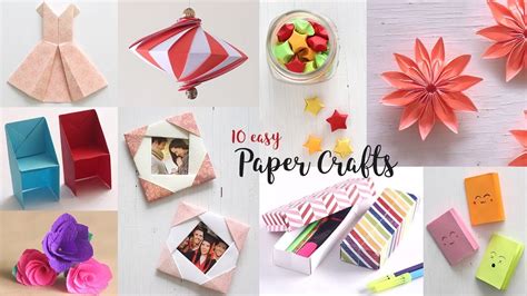 ideas  easy paper crafts  adults home family style  art