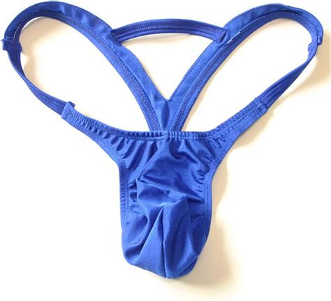 Ccai Funnyy Mens Pouch Thong Lingerie Underwear Mens Double Thongs