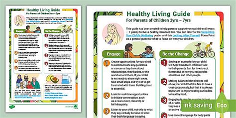 healthy living guide  parents  children yrs yrs