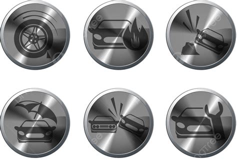 car insurance icons vehicle registration clip art swerving vector