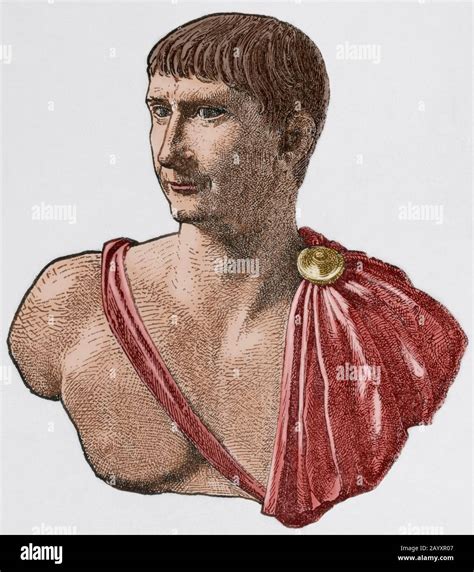 Trajan 53 117 Roman Emperor 98 117 Engraving Museo Militar 1883