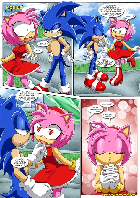 xbooru amy rose mobius unleashed palcomix sonic the hedgehog tagme tentacled girls 2 699124