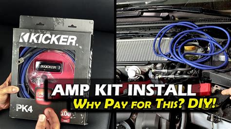 install  amp wiring kit youtube