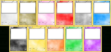 blank pokemon card printable printable card