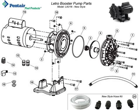 pentair letro booster pump parts lan