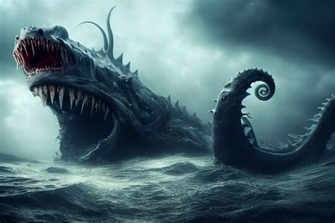 sea monster images browse  stock  vectors  video